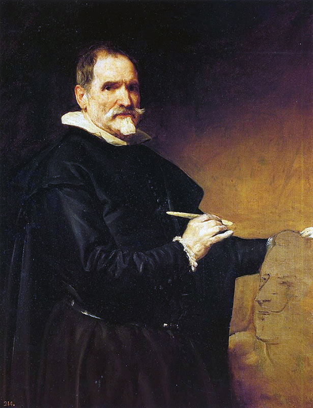 Martinez Montanes Running the Bust of Philip Four